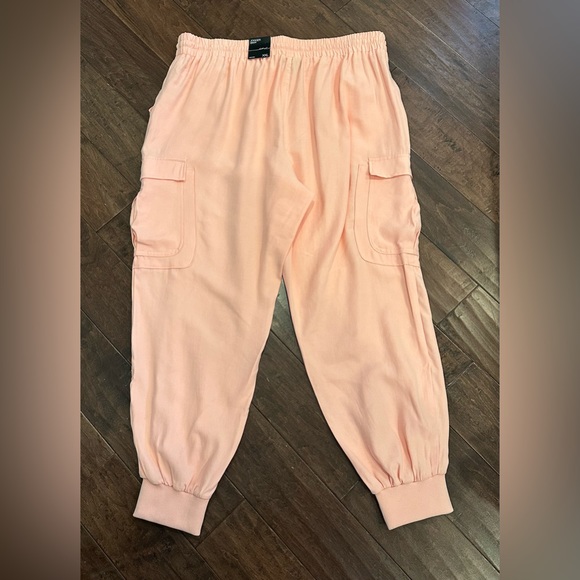 Inc International Concepts Womens Utility Cargo Jogger Pants Size XXL Pink - Picture 11 of 12